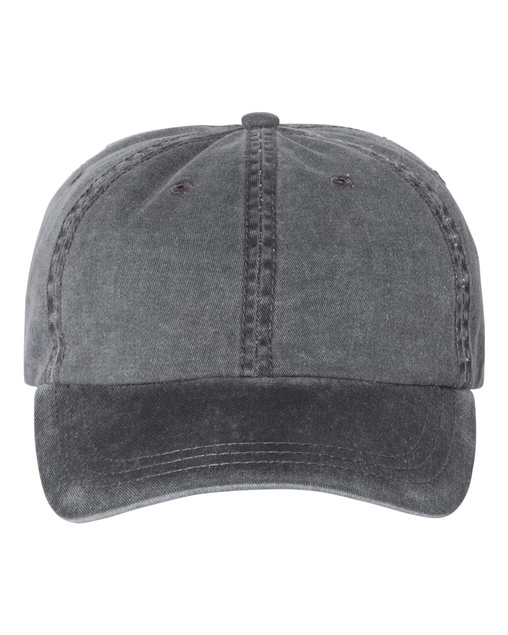 Flower Embroidered Dad Cap - Pigment-Dyed Cap - dad cap - custom hat, custom cap, ladies cap, unisex cap