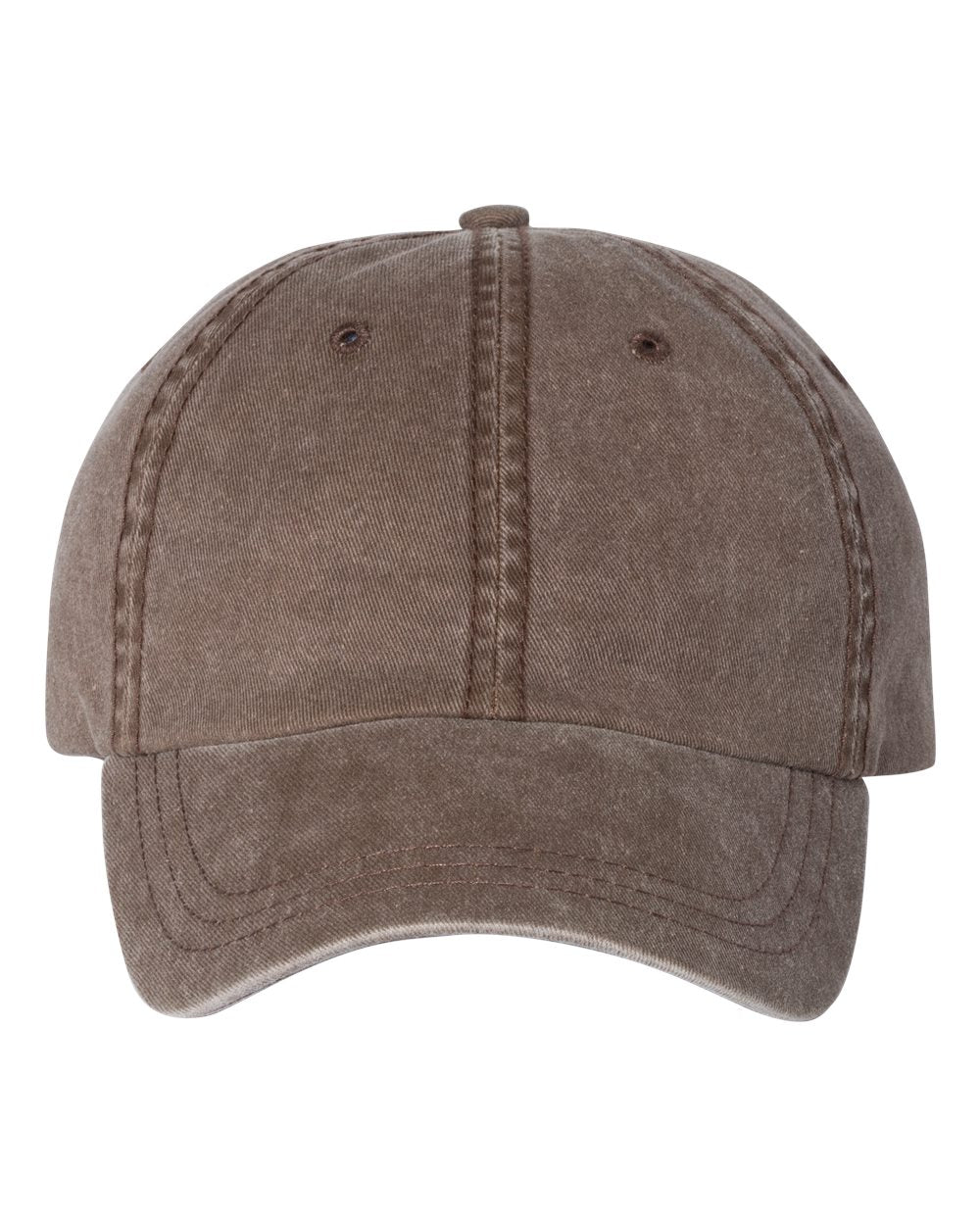 Flower Embroidered Dad Cap - Pigment-Dyed Cap - dad cap - custom hat, custom cap, ladies cap, unisex cap
