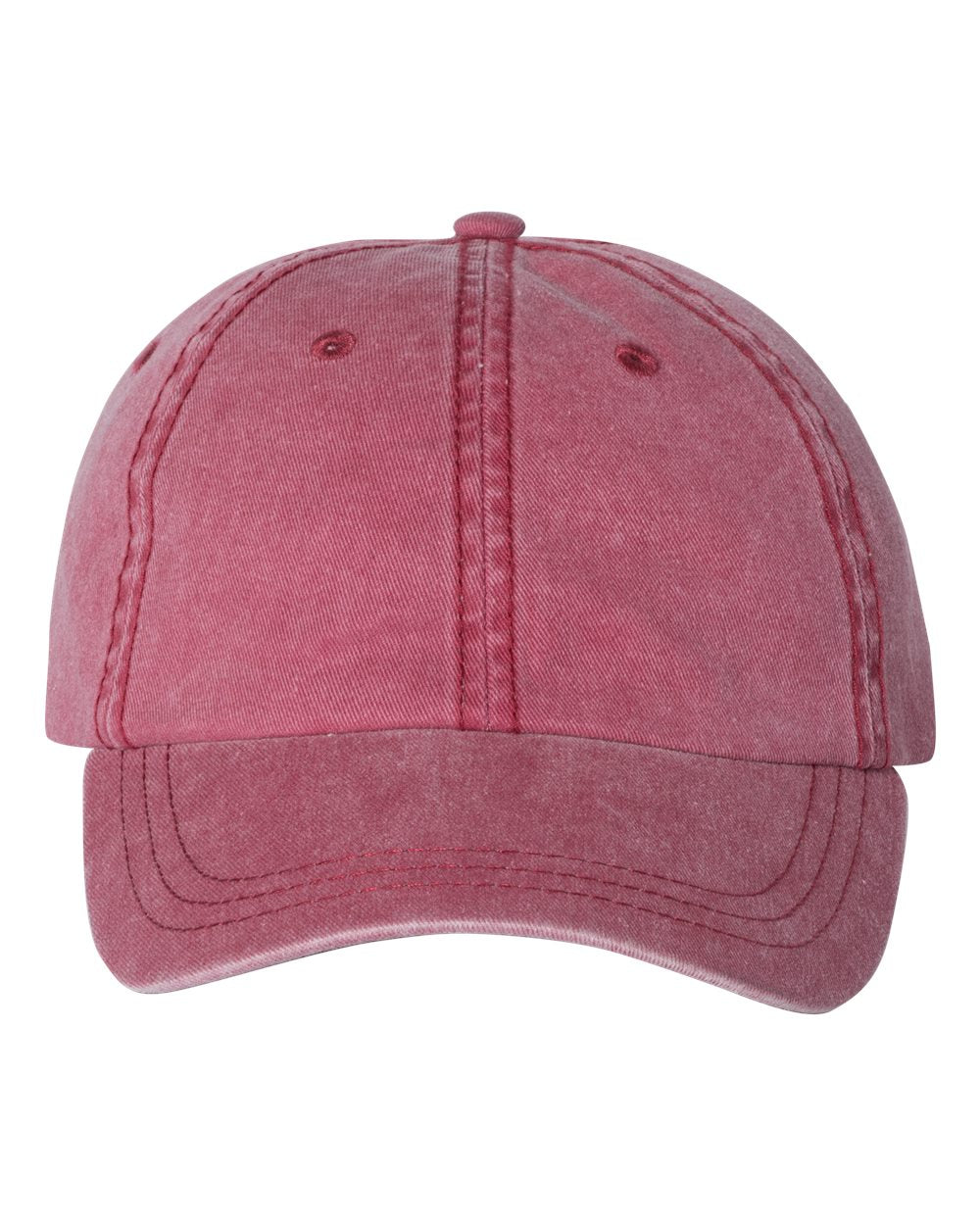 Text Embroidered Dad Cap - Pigment-Dyed Cap
