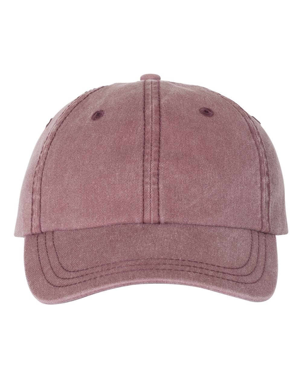 Text Embroidered Dad Cap - Pigment-Dyed Cap