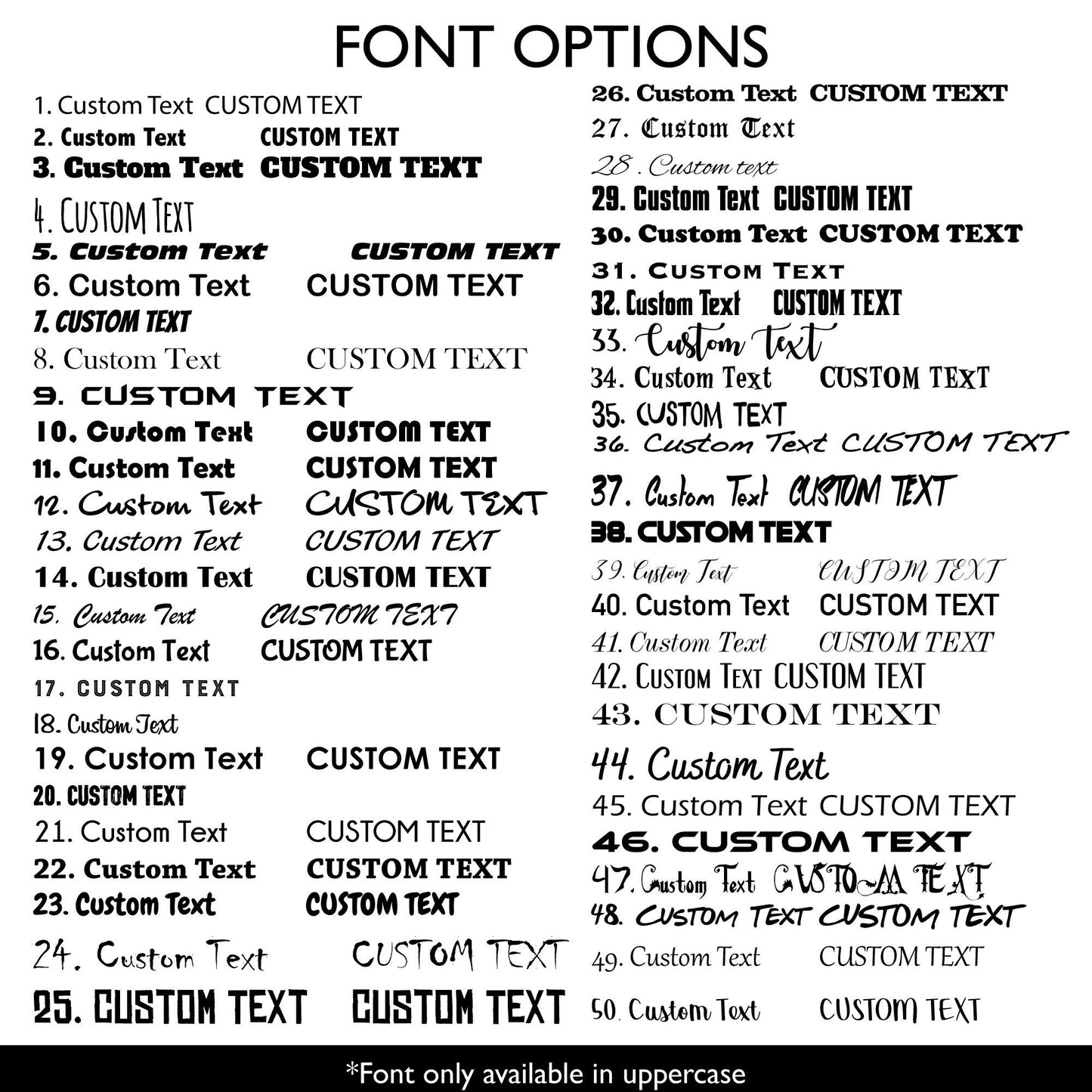 Text only T-shirts - Add your text - Custom t-shirt -text T-shirt