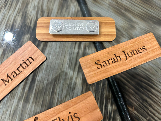 Custom Name / Logo / Title Badge - Name Tag - Business name tag / badge - Name Badge - Personalized