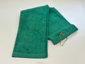 Personalized Terry Golf Towel - embroidered golf towel -  tri-folded golf towel - Father's Day  -Christmas Gift - Mother's day (initials)