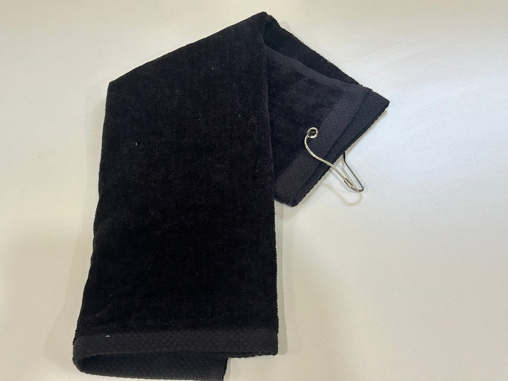 Personalized Terry Golf Towel - embroidered golf towel -  tri-folded golf towel - Father's Day  -Christmas Gift - Mother's day (initials)