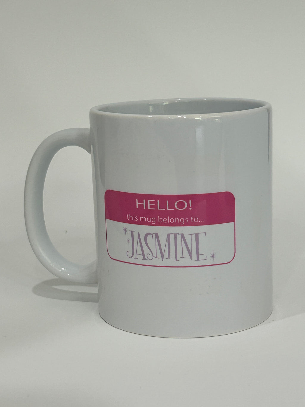 Hello, my name is .... Mug- Custom Ceramic Mug - Coffee Mug -