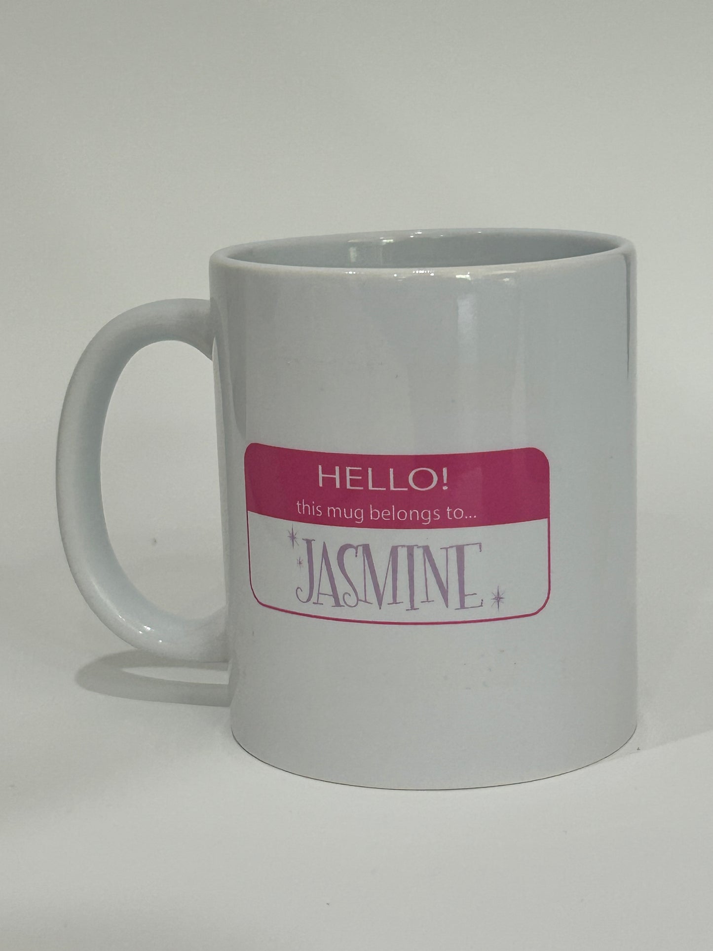 Hello, my name is .... Mug- Custom Ceramic Mug - Coffee Mug -