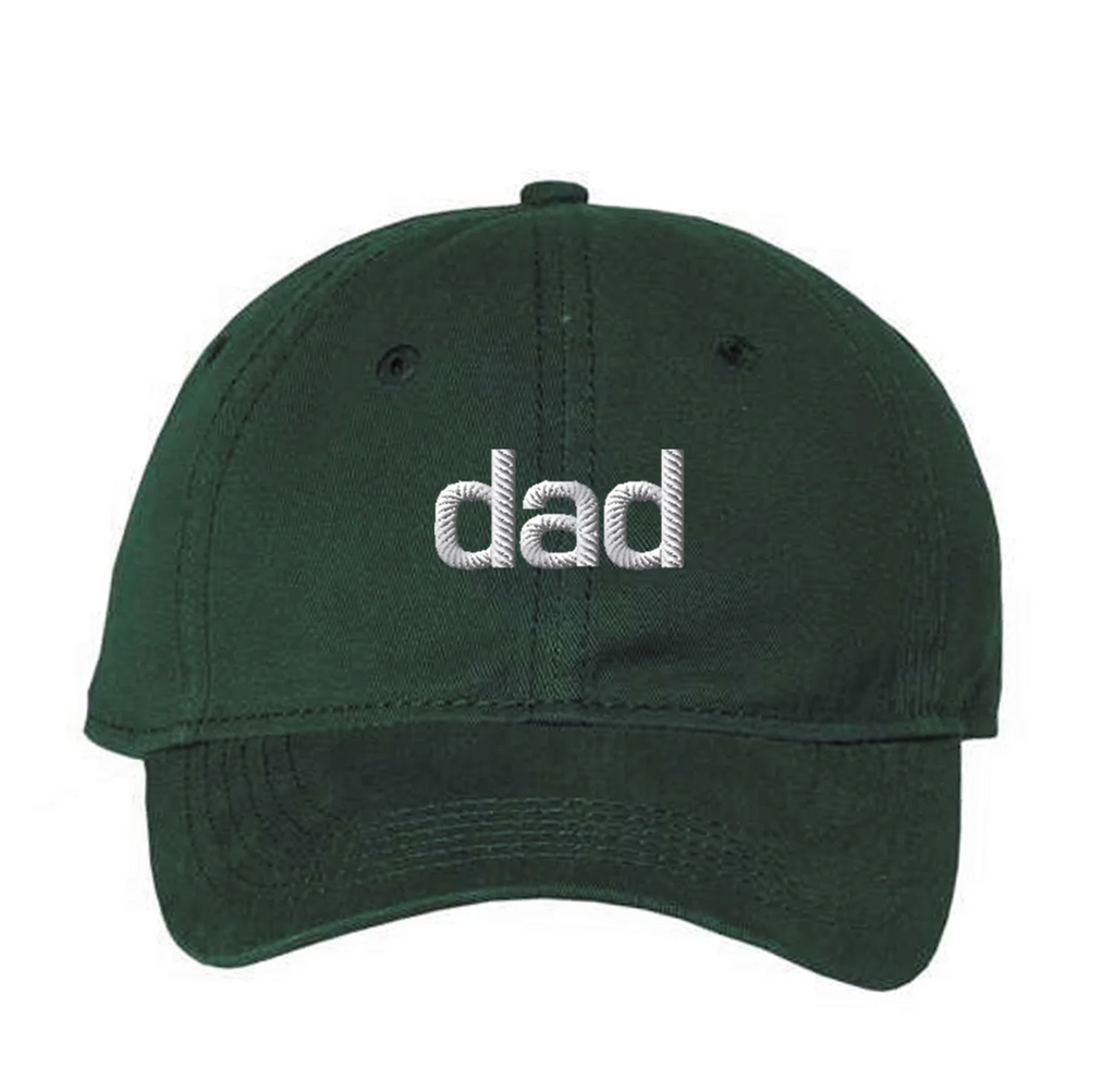 Dad cap - unstructured cap - text only cap - custom text cap - hat - baseball cap - Father's day gift