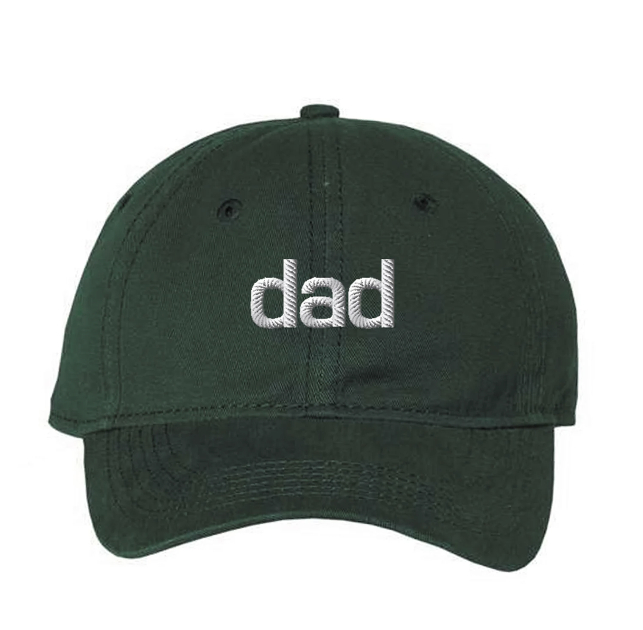 Dad cap - unstructured cap - text only cap - custom text cap - hat - baseball cap - Father's day gift