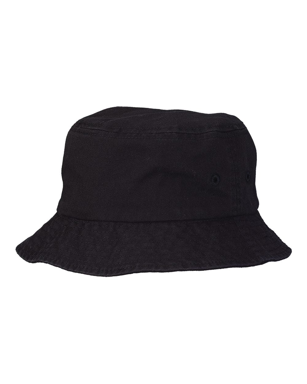 Bucket hat with embroidered flowers