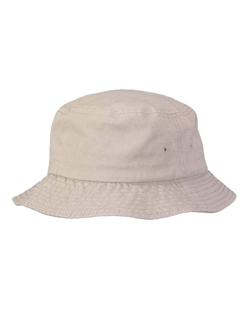 Bucket hat with embroidered flowers