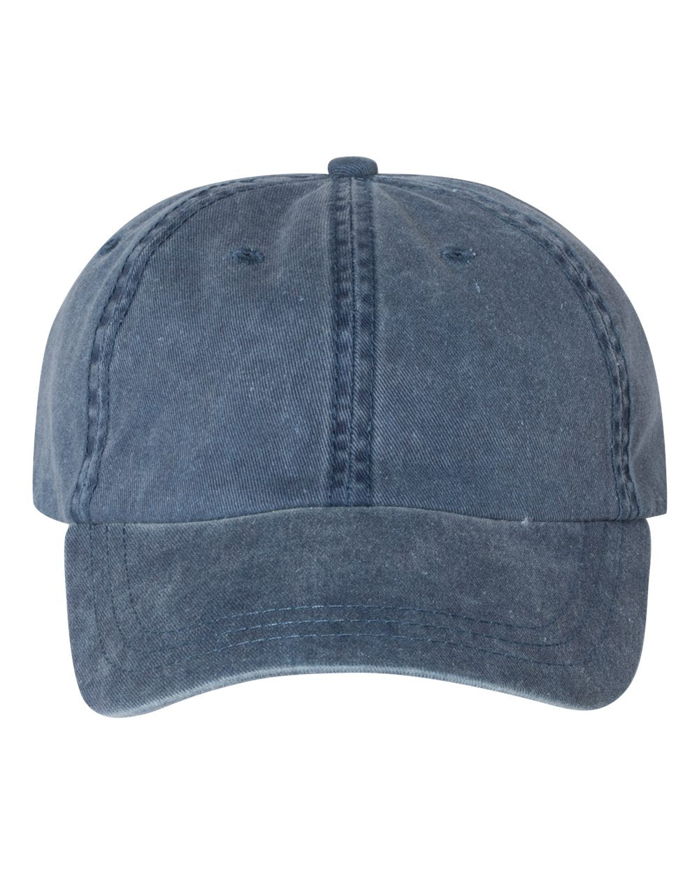 Text Embroidered Dad Cap -  Pigment-Dyed Cap