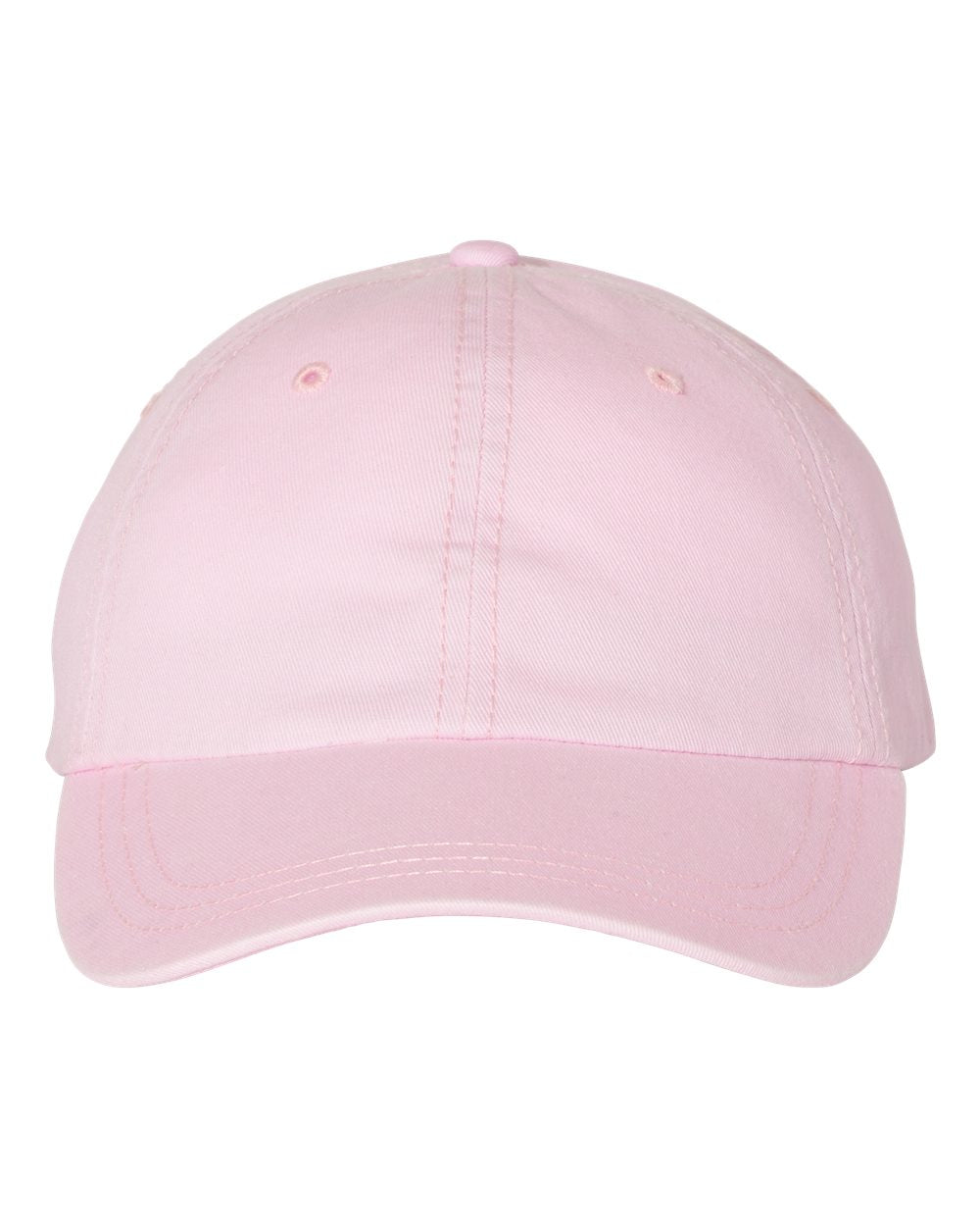 Text Embroidered Dad Cap -  Pigment-Dyed Cap