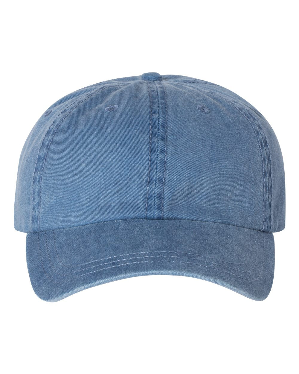 Text Embroidered Dad Cap -  Pigment-Dyed Cap