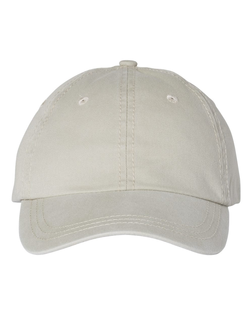 Text Embroidered Dad Cap -  Pigment-Dyed Cap