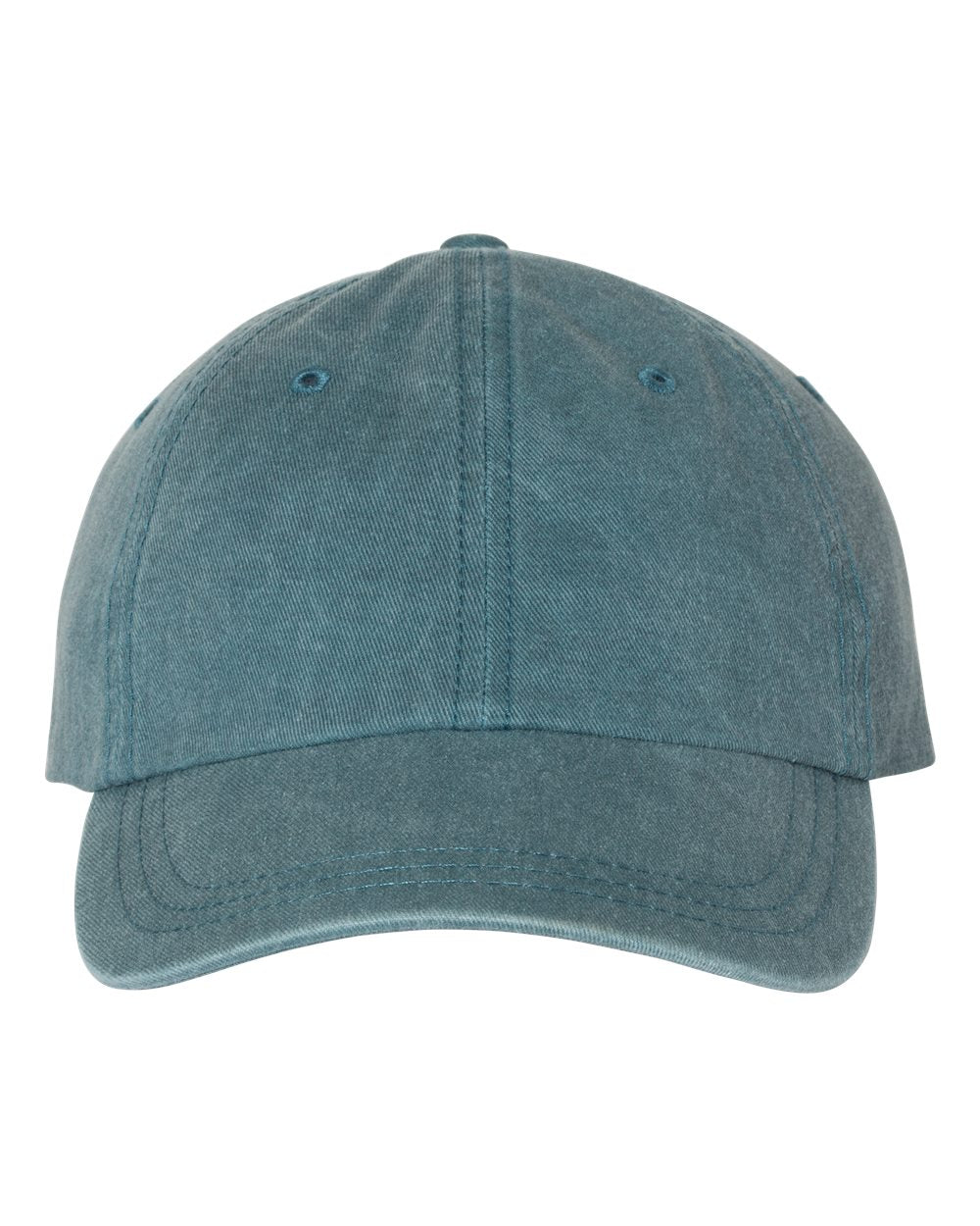 Text Embroidered Dad Cap -  Pigment-Dyed Cap