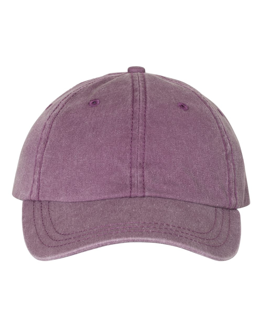 Text Embroidered Dad Cap -  Pigment-Dyed Cap