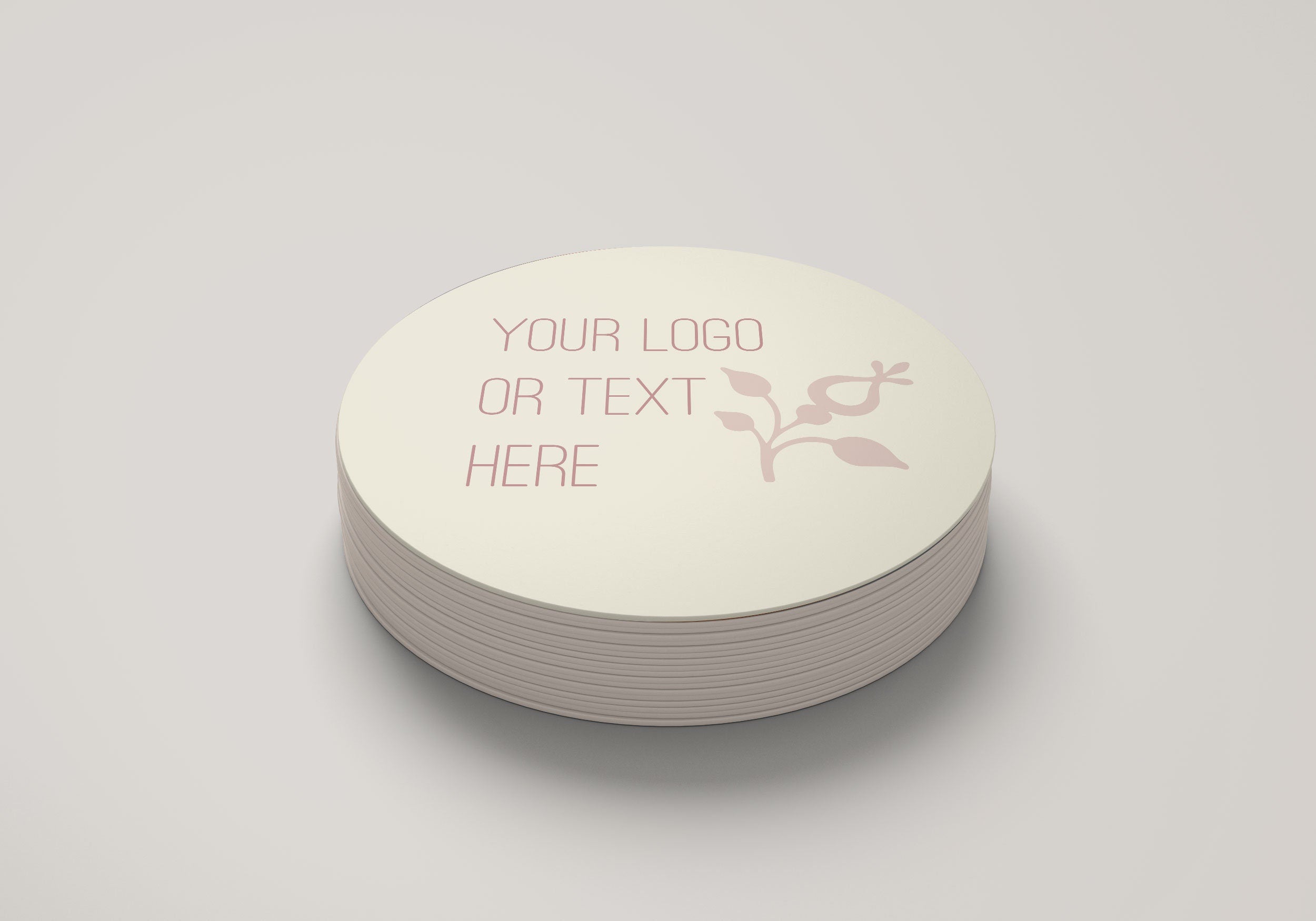 Custom Printed pulpboard coasters - Circle - 4in Coasters - Wedding coaster - Birthday coasters - Valentines’s Day gift