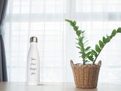 Personalized Water Bottle - custom name water bottle - stainless steel water bottle - custom graphics water bottle