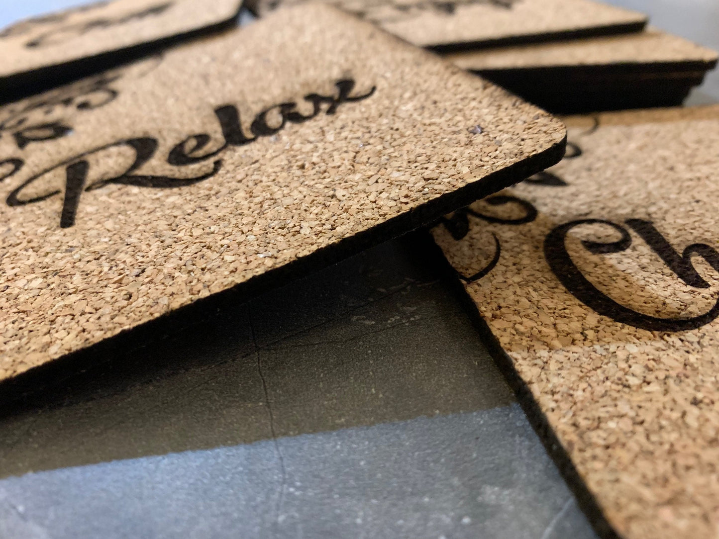 Custom Cork coasters - 4in coasters - Wedding Coasters - Logo Coasters - Party Coasters