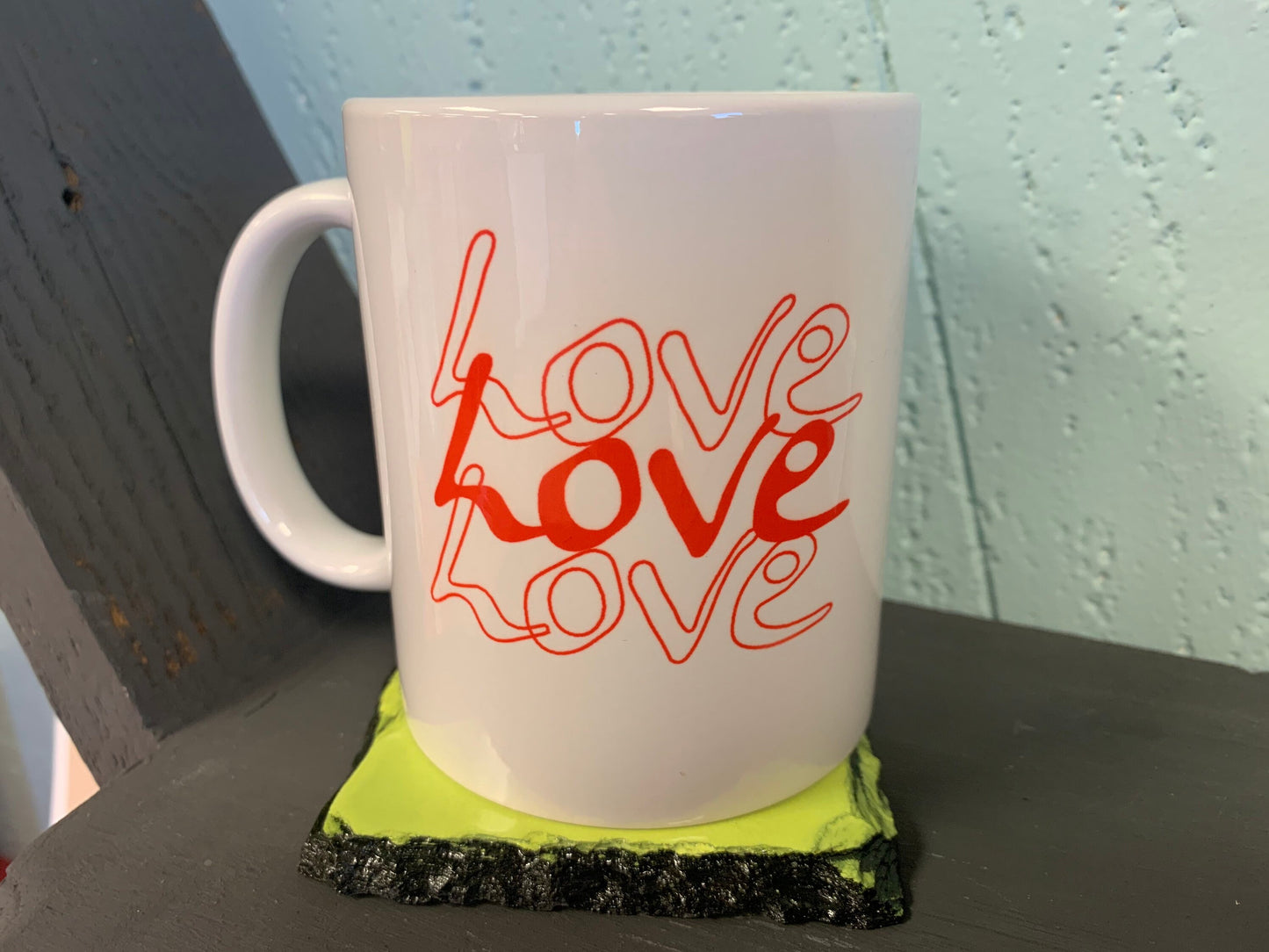 love love love Mug - Custom Ceramic Mug - Coffee Mug - love mug -  Valentine’s day mug