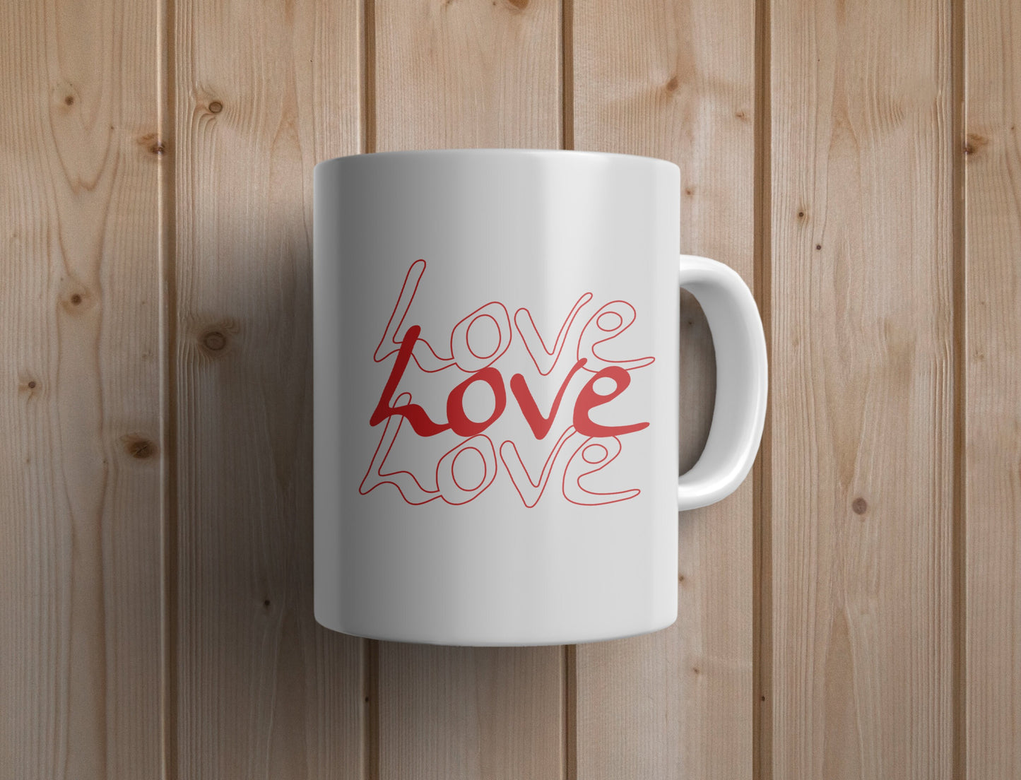 love love love Mug - Custom Ceramic Mug - Coffee Mug - love mug -  Valentine’s day mug