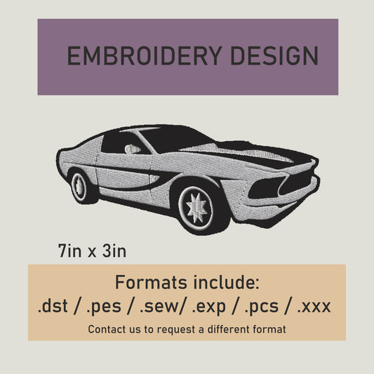 Car Embroidery Design. Machine Embroidery Design. .Car Pattern. Instant Download