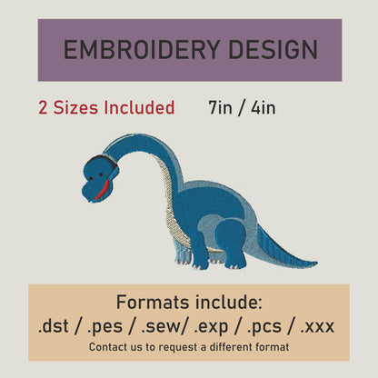 cute dinosaur embroidery Design. Machine Embroidery Design. cute dinosaur Pattern. Instant Download