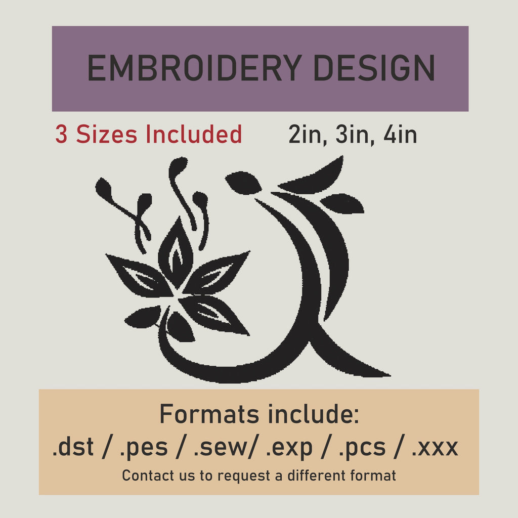 floral embroidery Design. Machine Embroidery Design. floral  Pattern. Instant Download