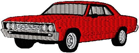 Car Embroidery Design. Chevelle Machine Embroidery Design. .Car Pattern. Instant Download