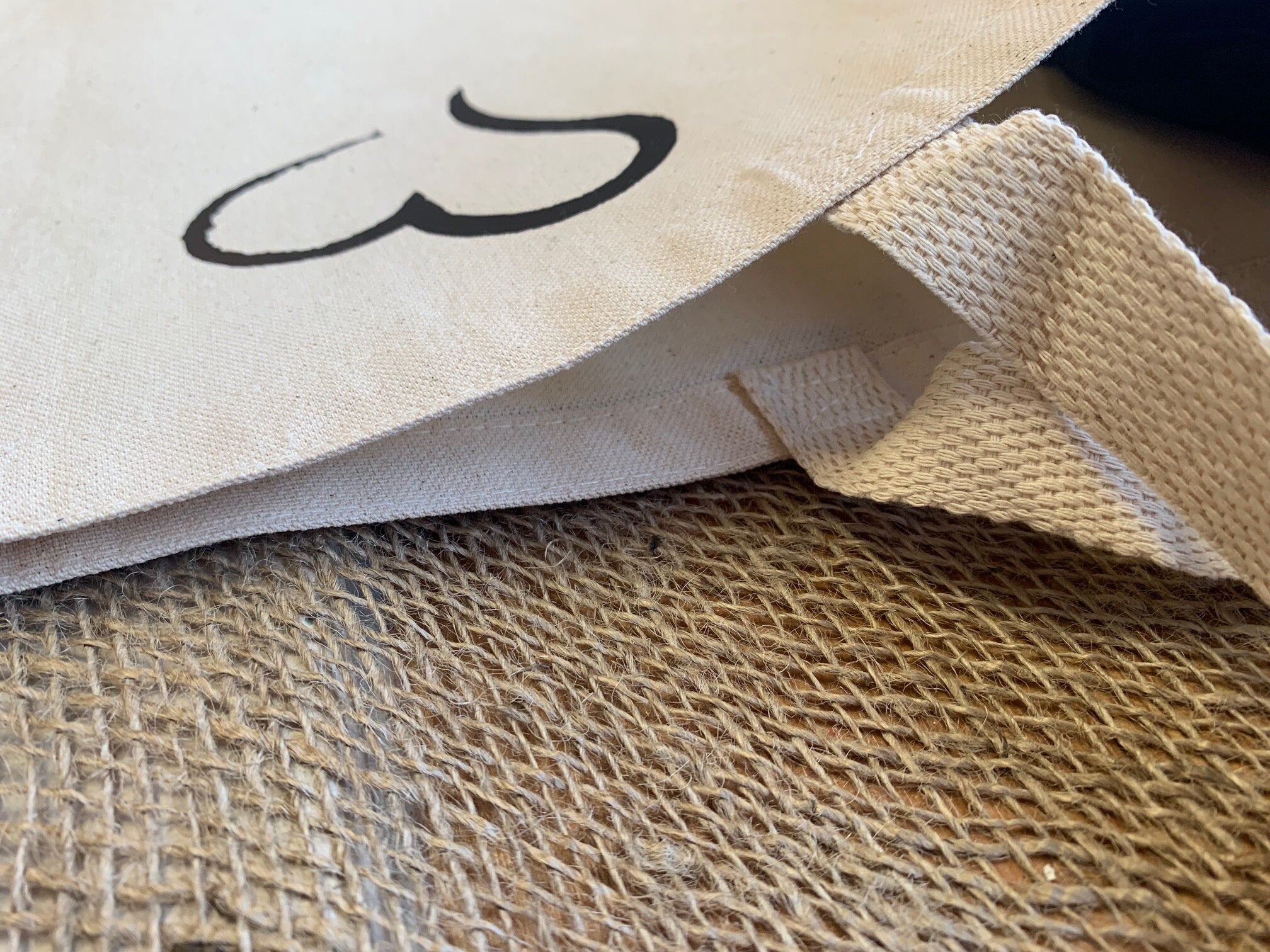 Custom Canvas Tote Bag | Large Tote Bag | custom name / logo tote bag