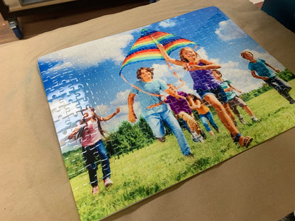 Custom, personalized photo puzzle - 252 pieces puzzle - 11"x14" photo puzzle