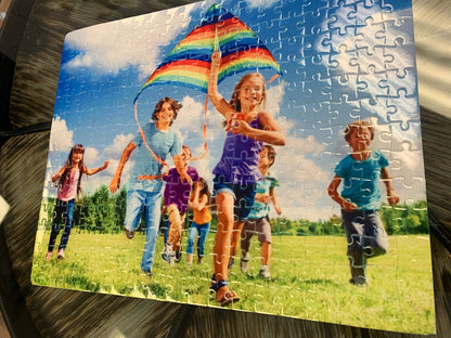 Custom, personalized photo puzzle - 252 pieces puzzle - 11"x14" photo puzzle