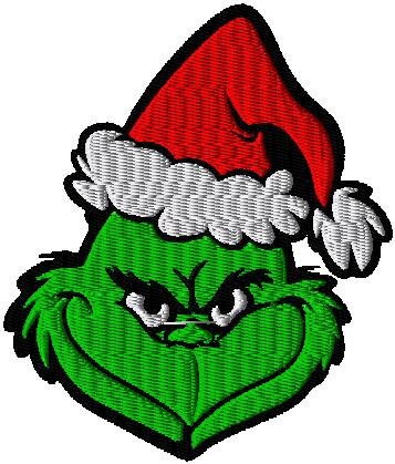 grinch embroidery Design. Machine Embroidery Design. grinch Pattern. Instant Download