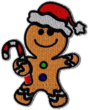 gingerbread Embroidery Design. Machine Embroidery Design. ginger bread Pattern. Instant Download