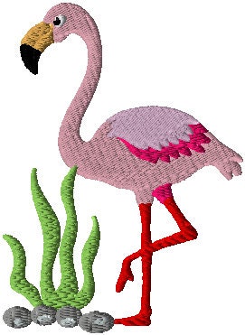 flamingo embroidery Design. Machine Embroidery Design. flamingo Pattern. Instant Download