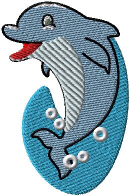 dolphin embroidery Design. Machine Embroidery Design.dolphins Pattern. Instant Download