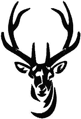 deer embroidery Design. Machine Embroidery Design. deer Pattern. Instant Download