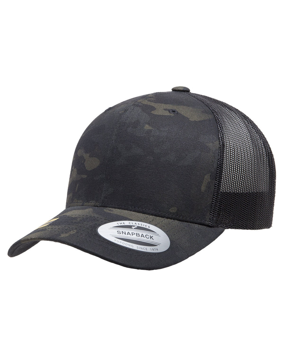 Custom Embroidered Truckers Multicam pattern Camo hat - Camouflage cap - Camouflage trucker - custom camo trucker