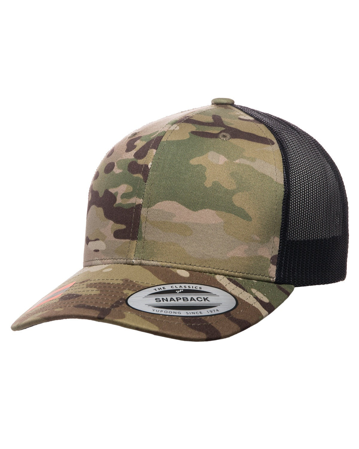 Custom Embroidered Truckers Multicam pattern Camo hat - Camouflage cap - Camouflage trucker - custom camo trucker