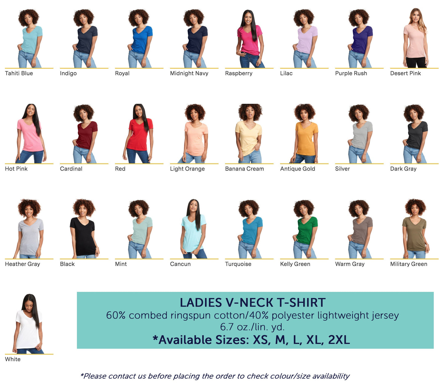 Ladies V-Neck t-shirts Custom printed t-shirts ladies t-shirts logo t-shirts V-Neck logo t-shirts Printed t-shirts with logo - ladies V-Neck Next level t-shirts with logo custom, personalized vneck tshirt