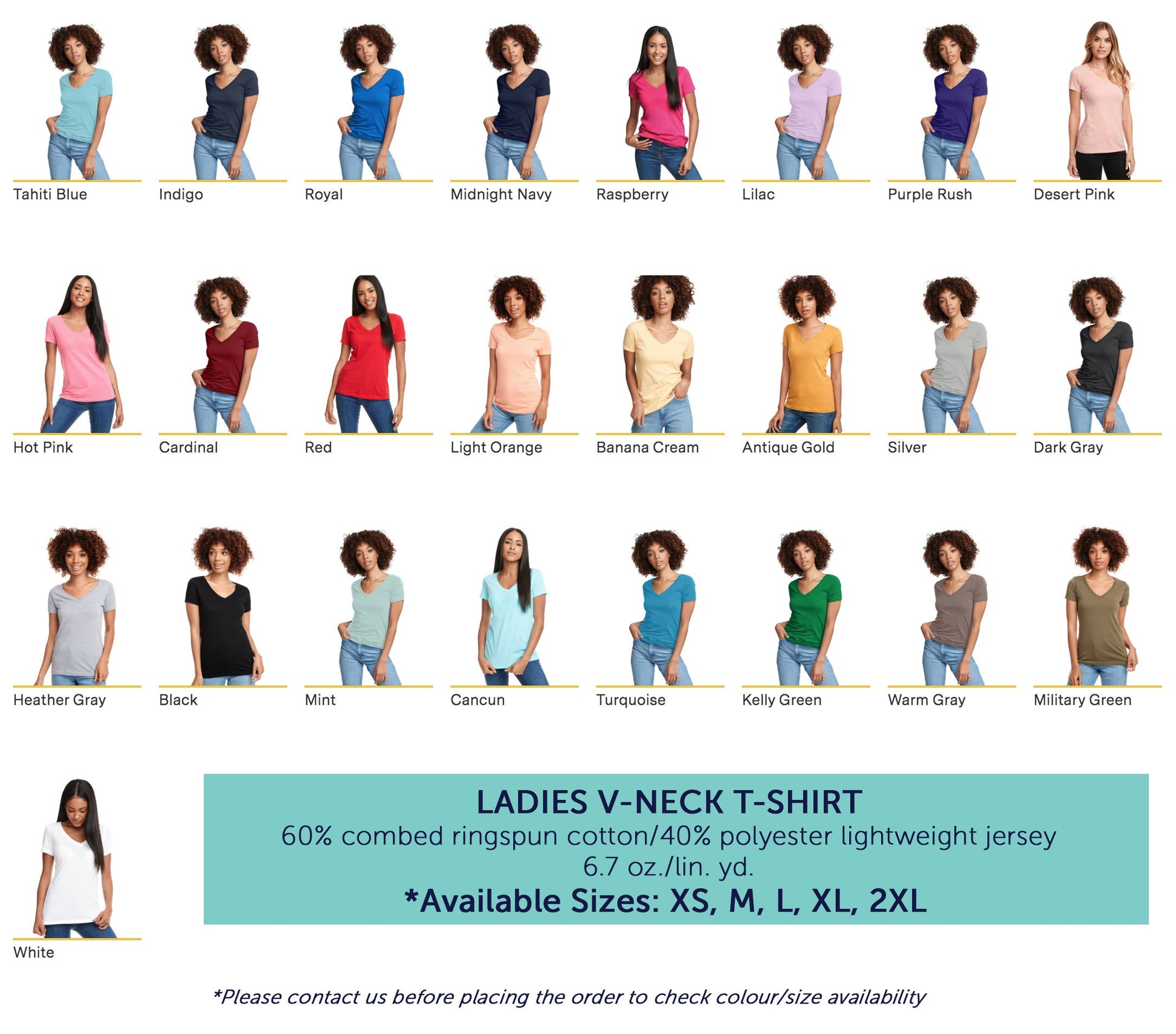 Ladies V-Neck t-shirts Custom printed t-shirts ladies t-shirts logo t-shirts V-Neck logo t-shirts Printed t-shirts with logo - ladies V-Neck Next level t-shirts with logo custom, personalized vneck tshirt