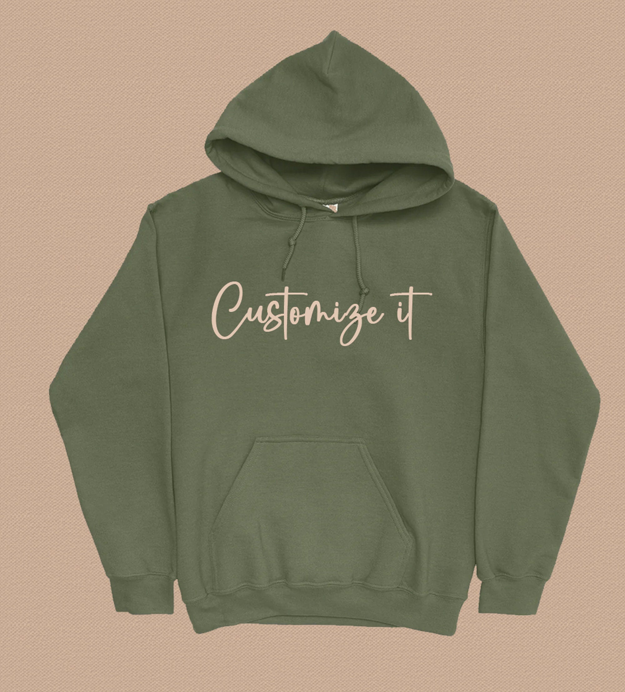 Custom hoodie -printed hoodie - personalized hoodie  - add your own graphics