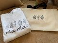 Crew neck sweatshirt  + Tote Bag - Mothers day gift set - Mothers Day bag, ---
