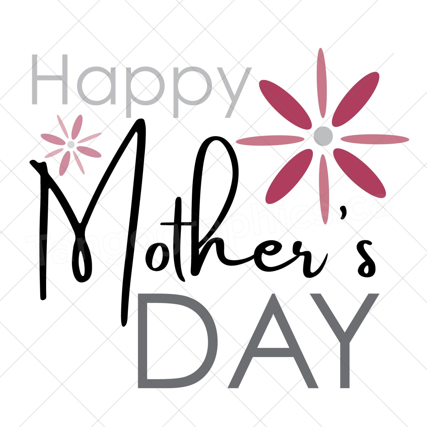 Happy Mothers Day design - Digital file - digital download  - pdf, svg, jpg, png