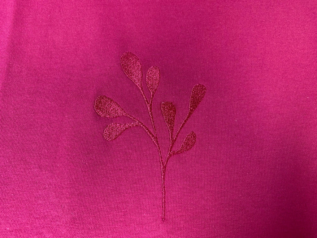 Minimalist embroidered t-shirt - Boho floral tshirt embroidered - Embroidered Tee - Gift tee - Boho T-shirt - Mother's day t-shirt