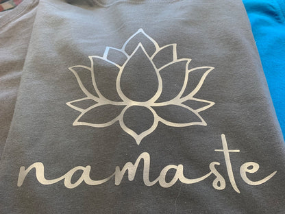 Namaste T-shirt - Yoga T-shirt - Ladies T-shirt - Mother's Day T-shirt - Custom printed t-shirt