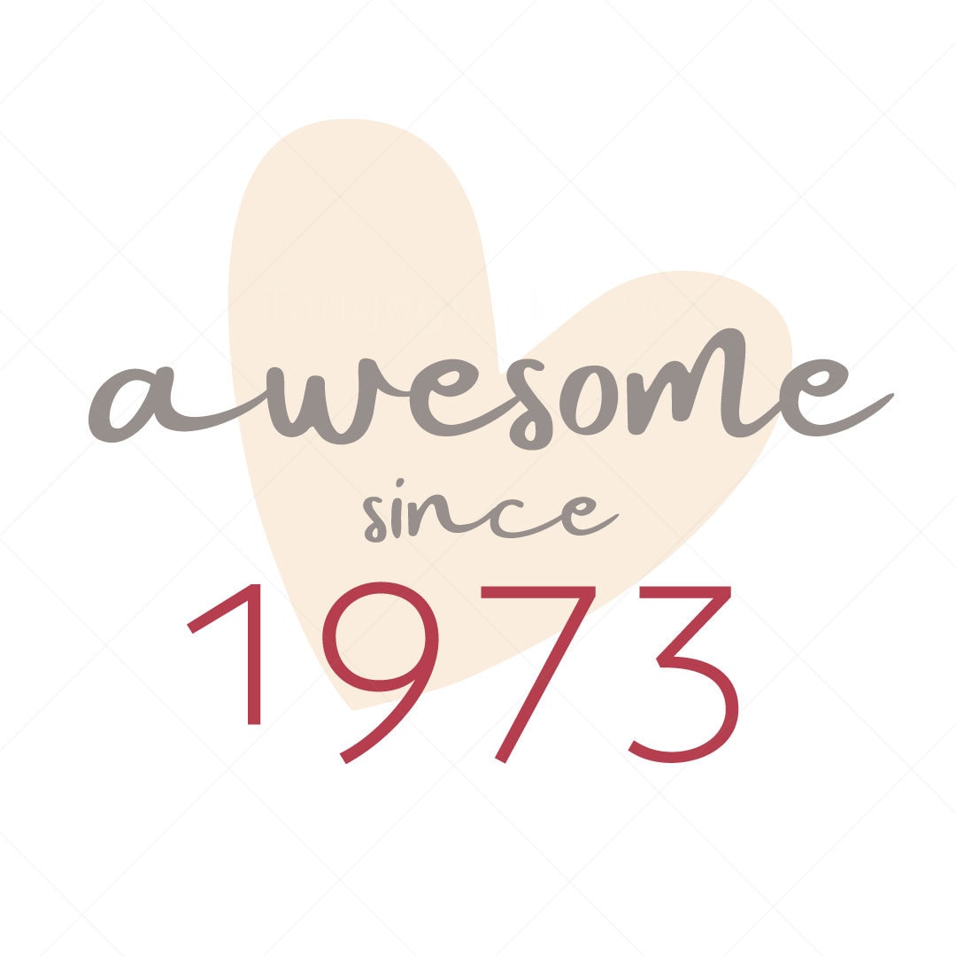 awesome since - add your number-  design - Digital file - digital download  - pdf, svg, jpg, png - made to order