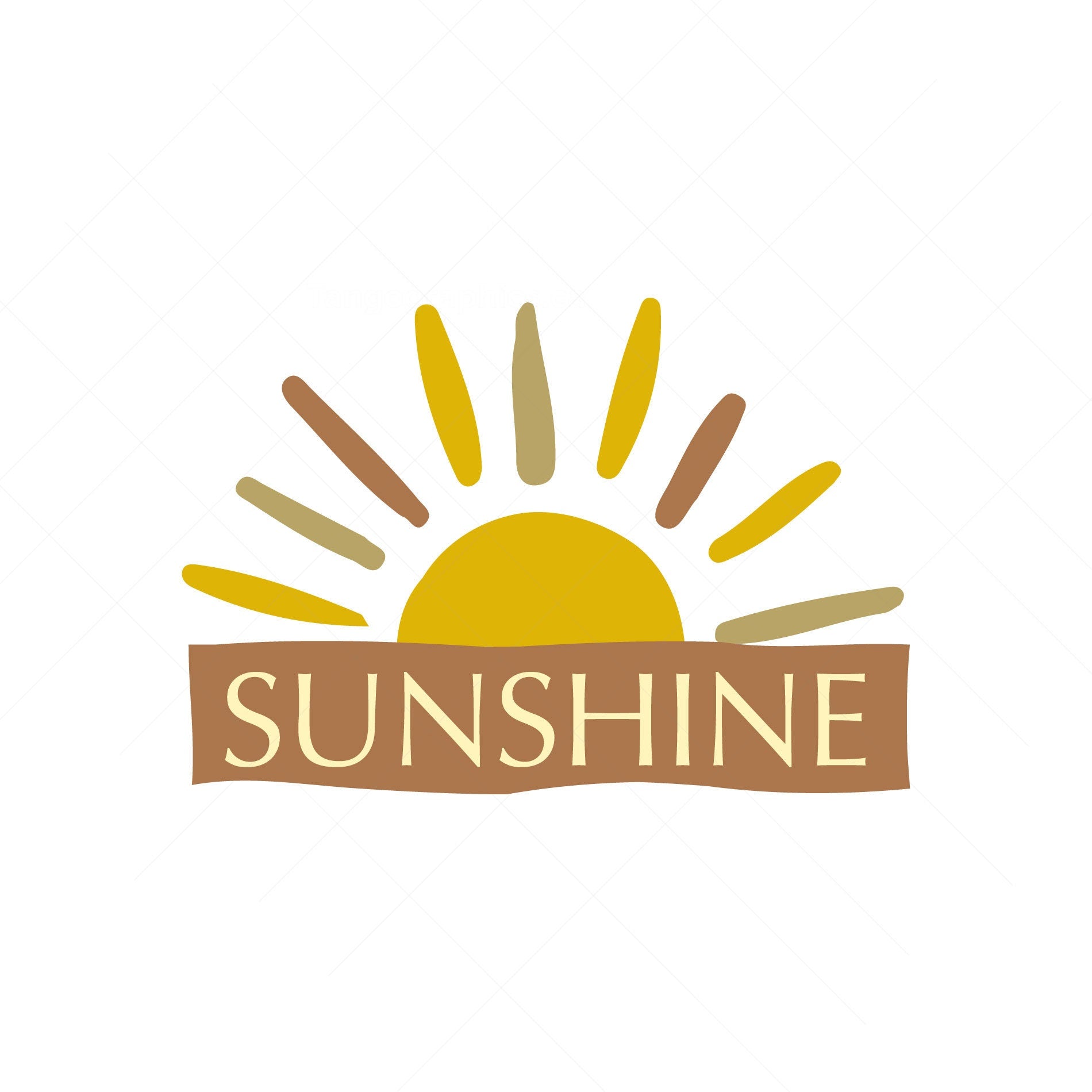 Sunshine design - Digital file - digital download  - pdf, svg, jpg, png