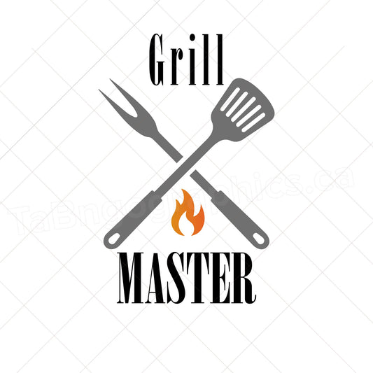 Grill Master design - Digital file - digital download  - pdf, svg, jpg, png