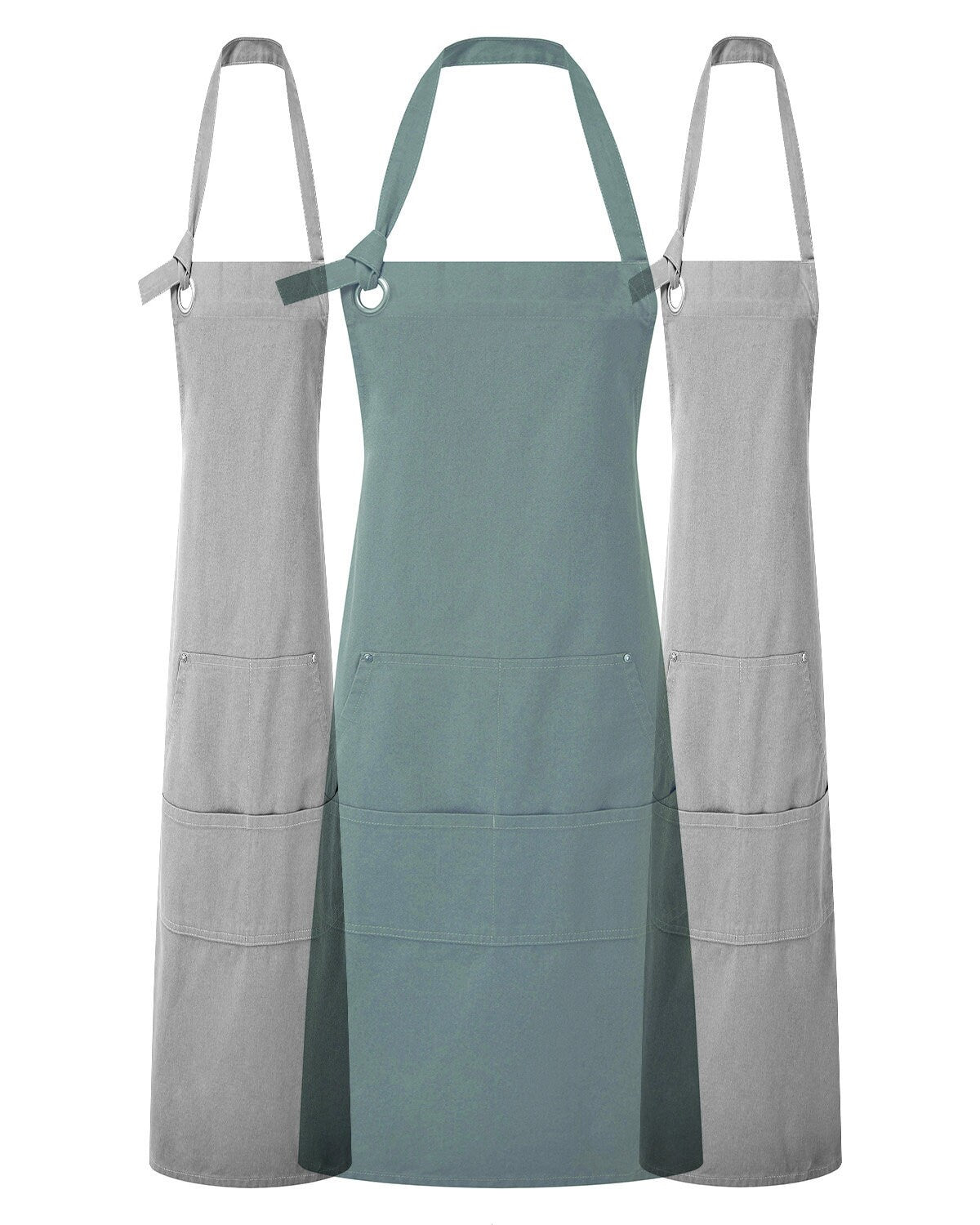 Custom Unisex "Calibre" Heavy Cotton Canvas Pocket Apron - full colour printed - Add name - Add design to apron